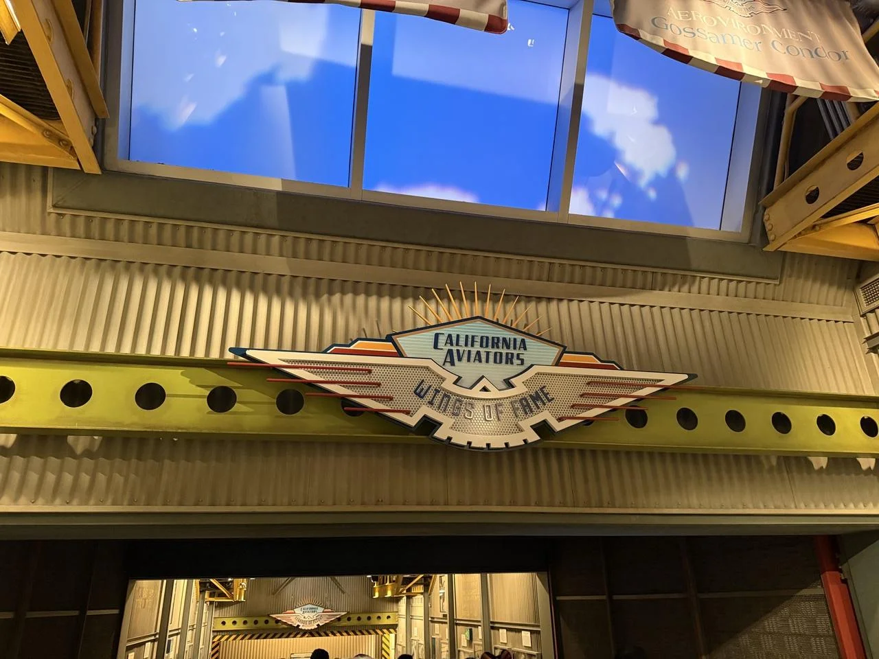 ソアリン体験後の風景