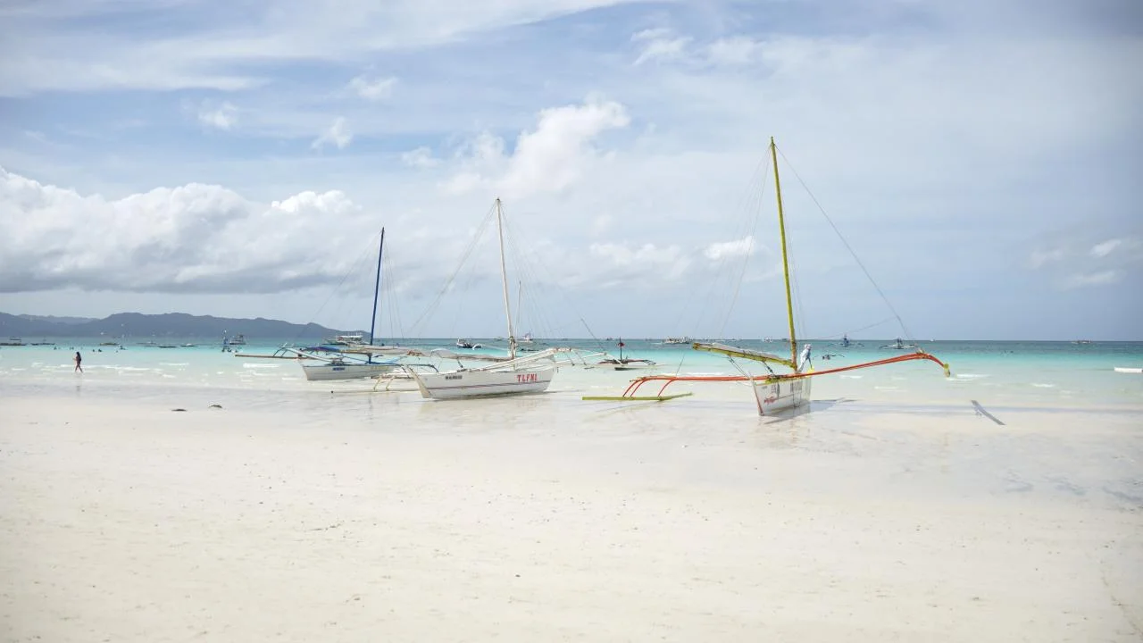 长滩岛登岛指南福朋喜来登酒店旅行体验 白沙滩