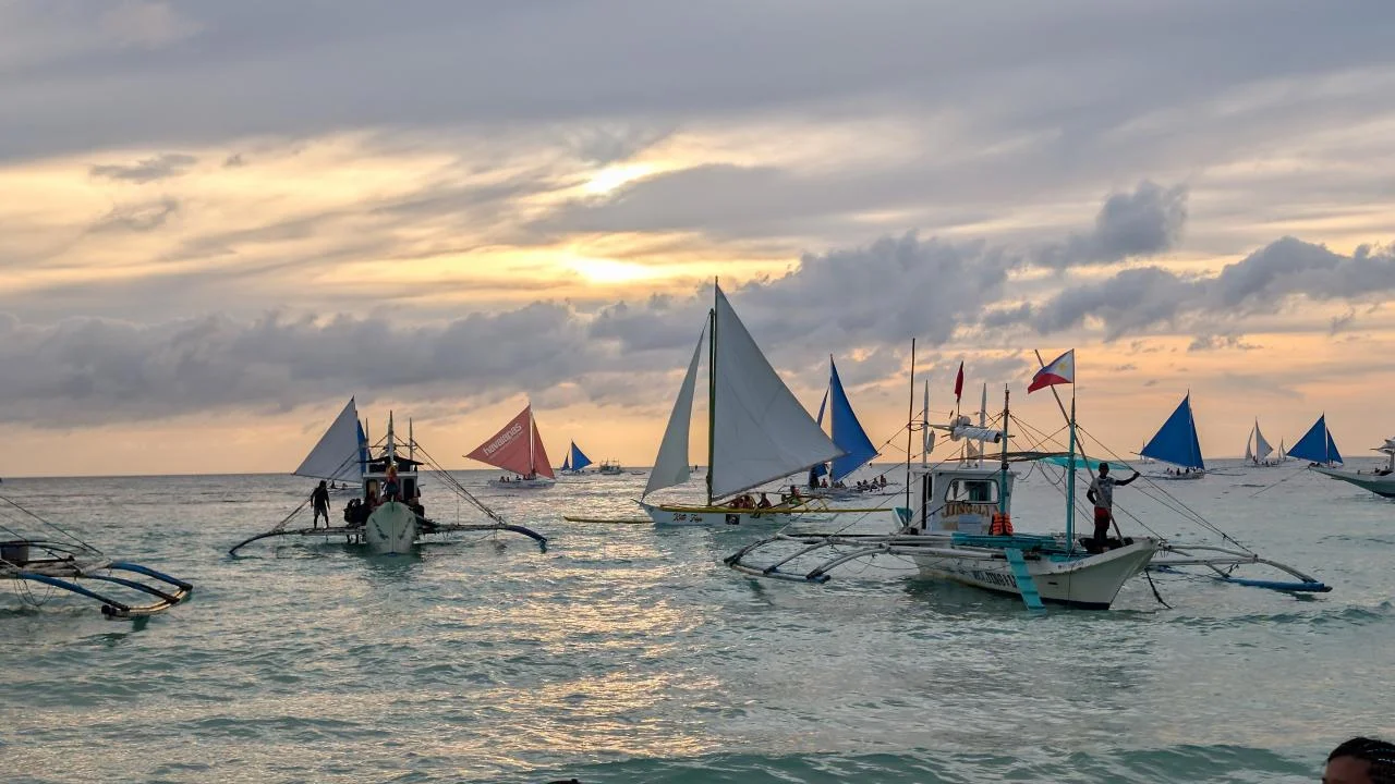 长滩岛登岛指南福朋喜来登酒店旅行体验 日落