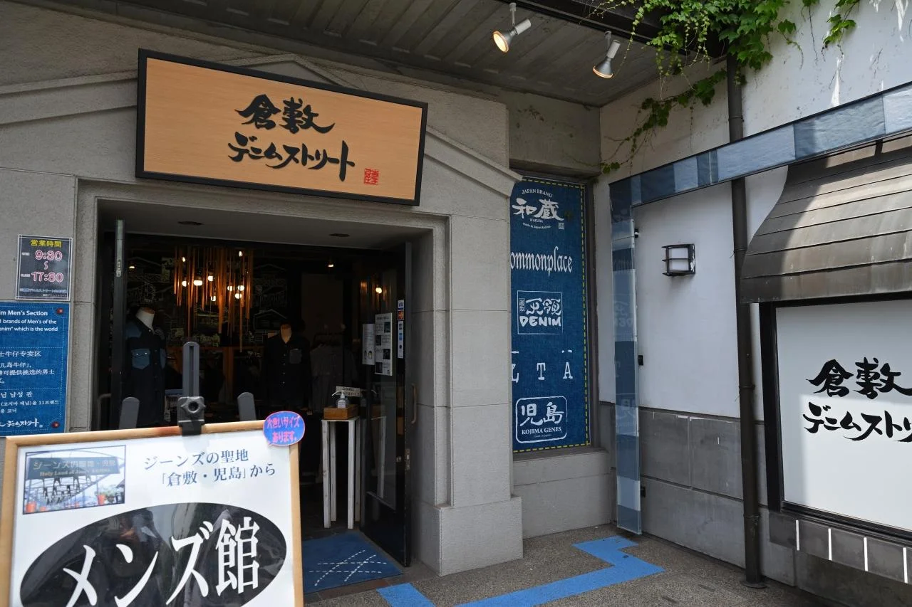 仓敷水道旁的垂柳