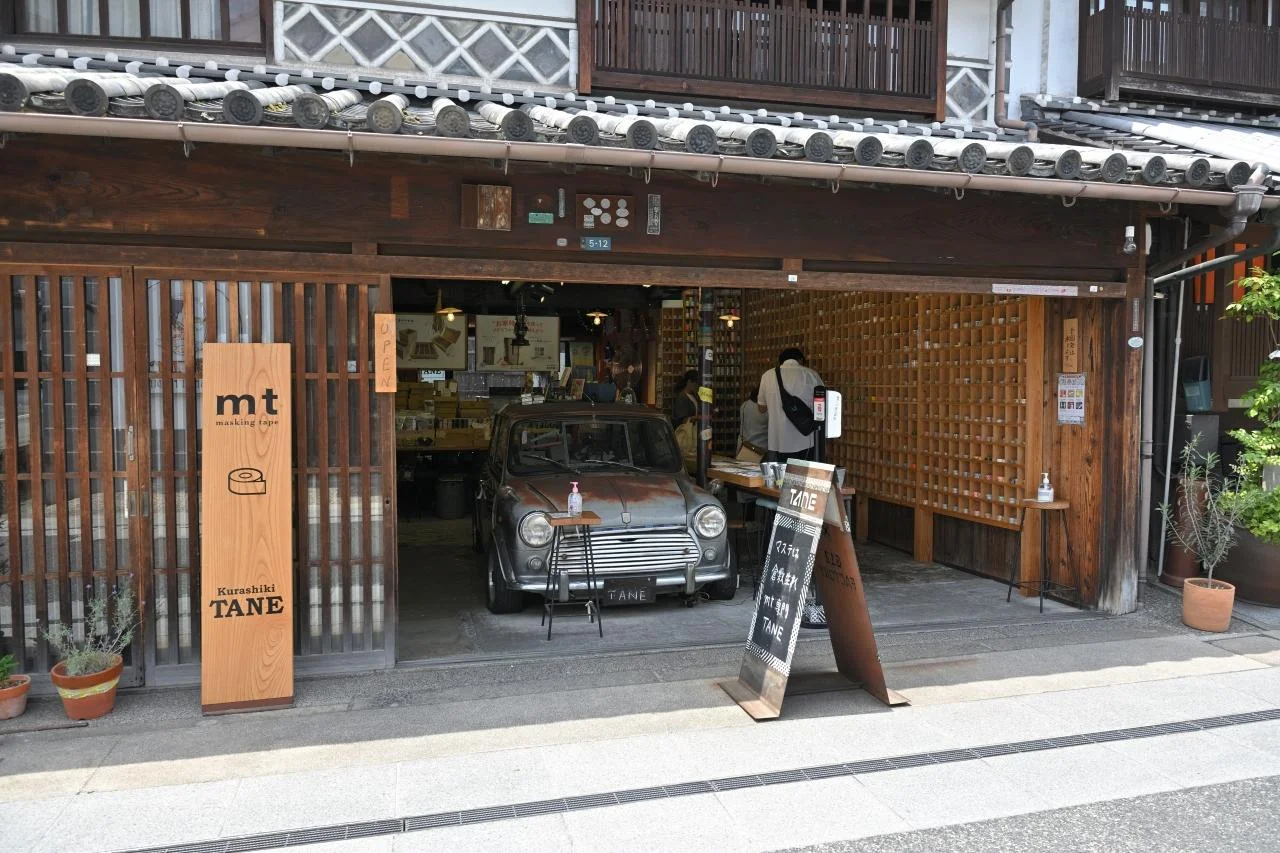 冈山仓敷美观地区乘船游览美丽街道 街景五