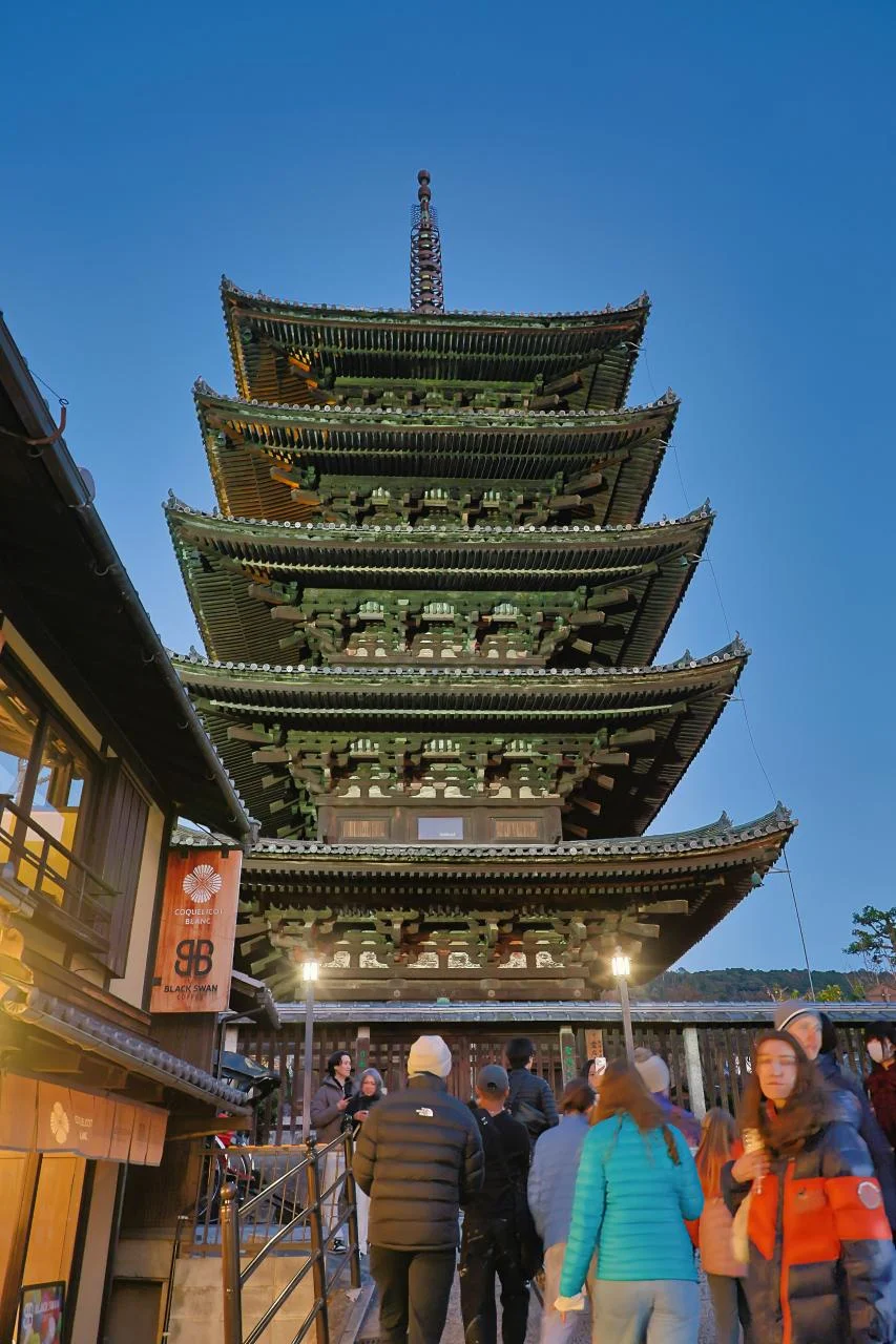 겨울 교토 여행 후시미이나리, 기요미즈테라 니넨자카 야경