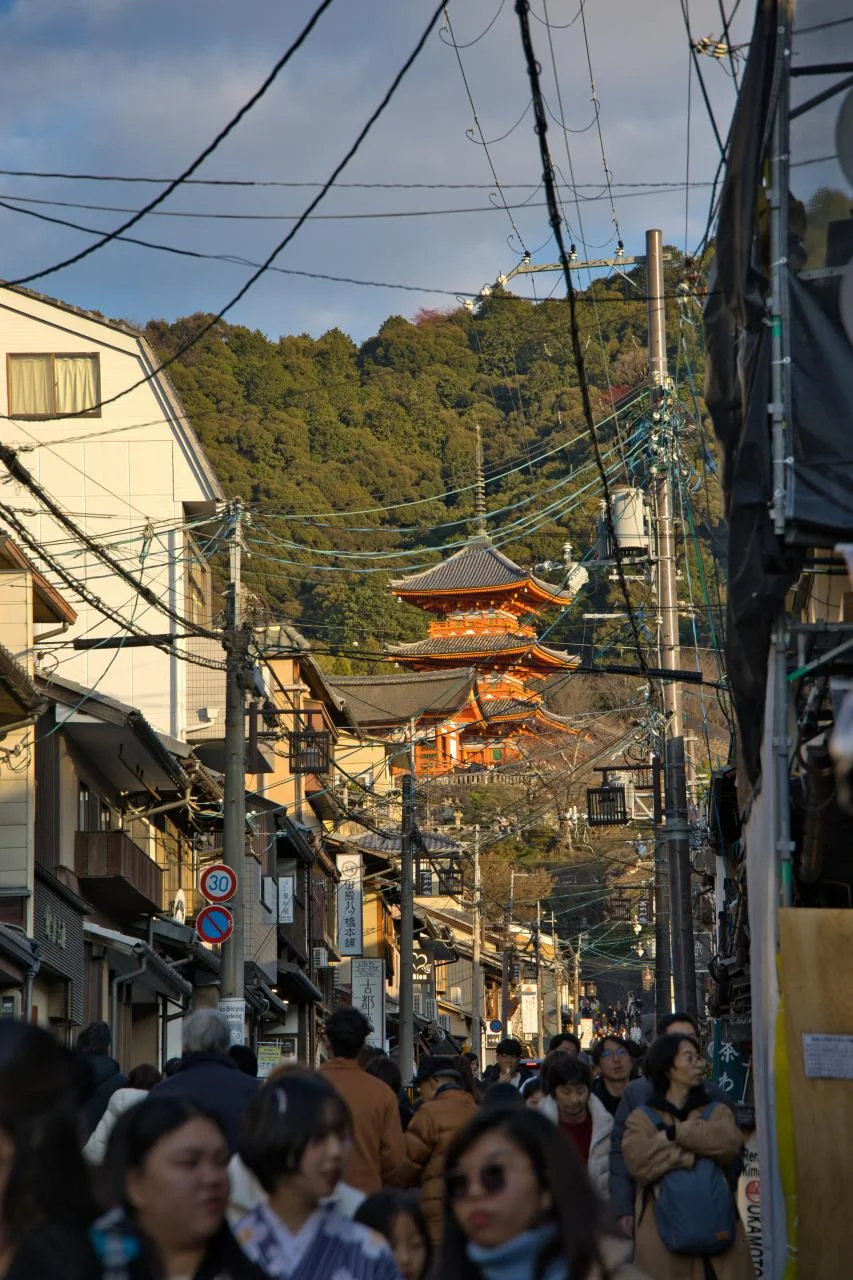 Rote Pagode Kiyomizu-dera