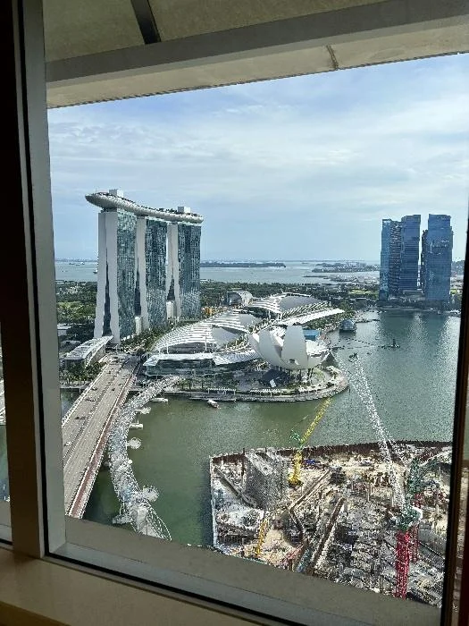 新加坡丽思卡尔顿美年酒店行政酒廊入住体验 舱内景观