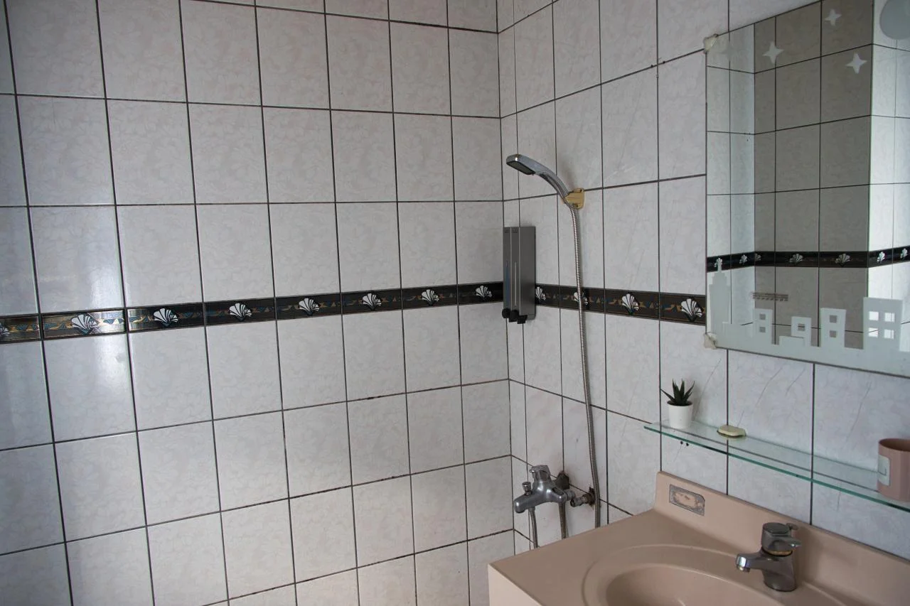 บันไดขึ้นที่พัก