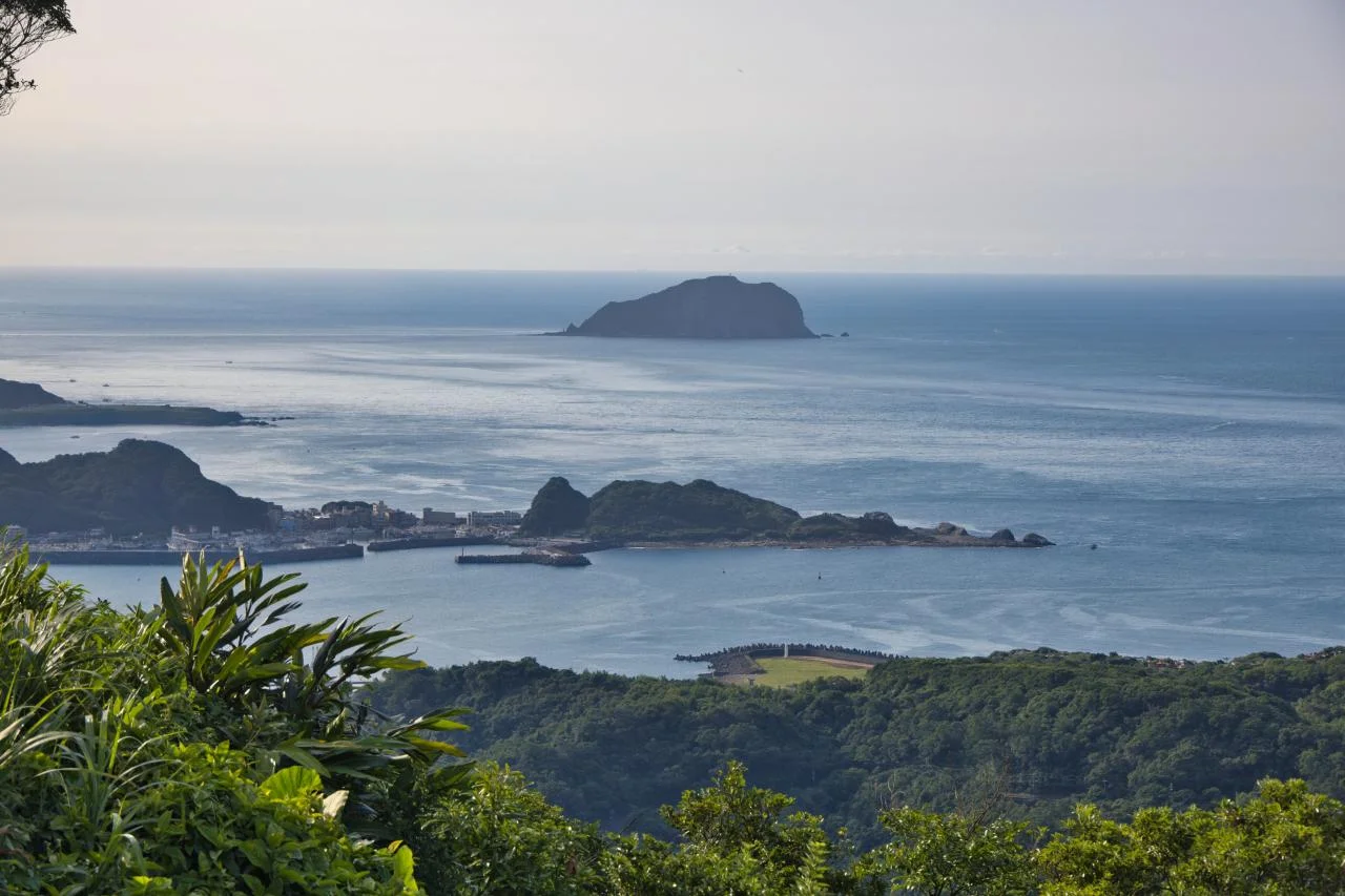 วิวเมืองจิ่วเฟิ่นยามอาทิตย์ตก