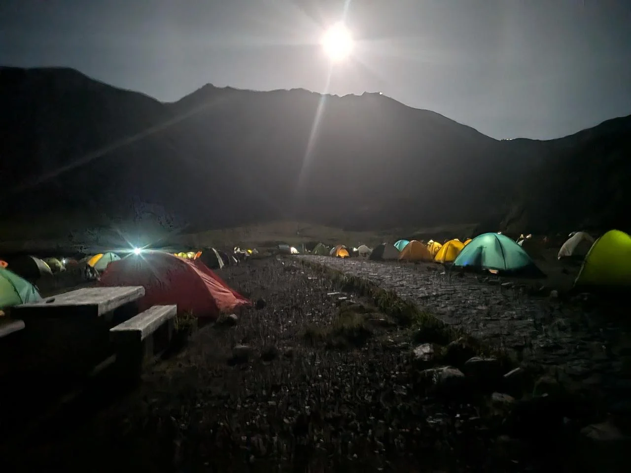 캠핑장에서 즐기는 휴식 시간